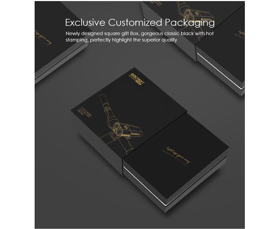 Фара GACIRON V9D-1800 GOLD 2xCREE 1800LM Micro USB 6700mAh 07-300133, изображение 20