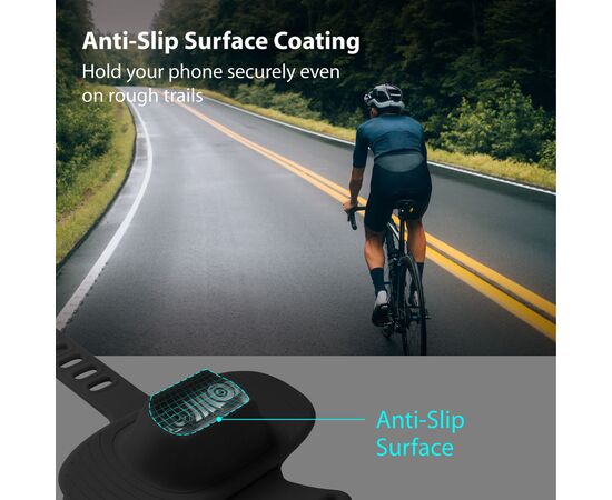 Держатель для смартфона универсальный 4.7"-7.2" на вынос BONE BIKE TIE PRO - PACK 2 07-211010 (чёрный), изображение 13