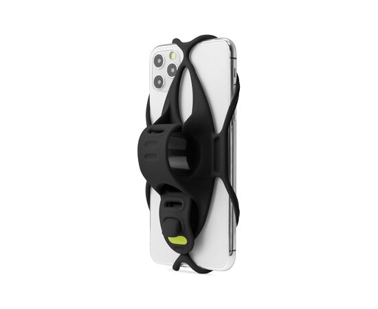 Держатель для смартфона универсальный 4.7"-7.2" на руль BONE BIKE TIE 4 07-200520 (чёрный), Цвет: черный, изображение 3