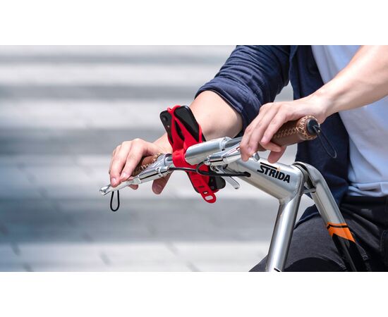 Держатель для смартфона универсальный 4.7"-7.2" на руль BONE BIKE TIE 4 07-200524 (люминесцентный зеленый), Цвет: зелёный, изображение 7