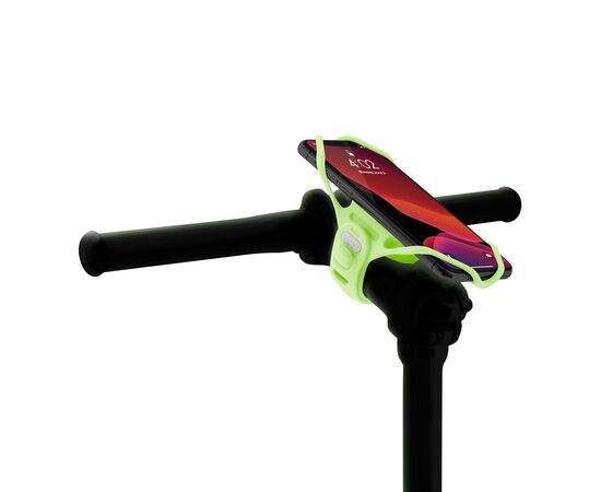 Держатель для смартфона универсальный 4.7"-7.2" на вынос BONE BIKE TIE PRO 4 07-200514 (люминесцентный зеленый), Цвет: зелёный, изображение 6