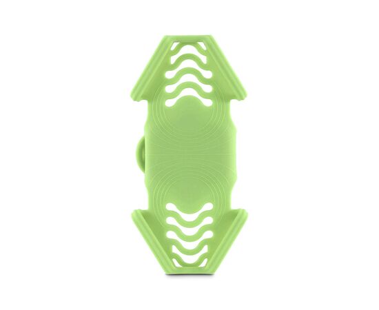 Держатель для смартфона универсальный 4"-6.7" на вынос BONE BIKE TIE PRO 2 07-180024 (люминесцентный зеленый), Цвет: зелёный