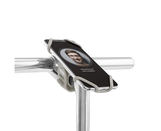 Держатель для смартфона универсальный 4"-6.7" на вынос BONE BIKE TIE PRO 2 07-180023 (серый), Цвет: серый, изображение 10