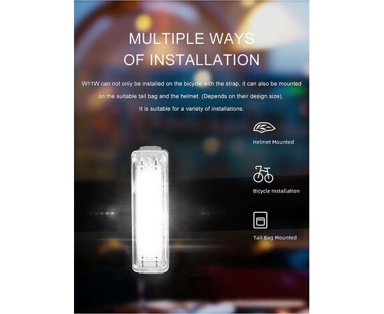 Фара GACIRON W11W 20 LM Micro USB 200mAh 07-300182, изображение 12