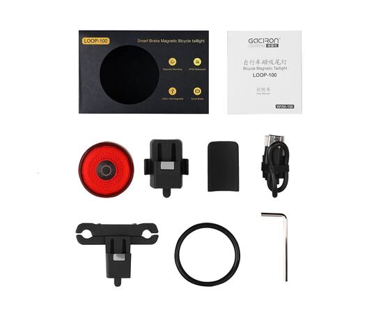 Фонарь GACIRON Loop-100 100LM USB-С 420mAh 07-300187, изображение 11