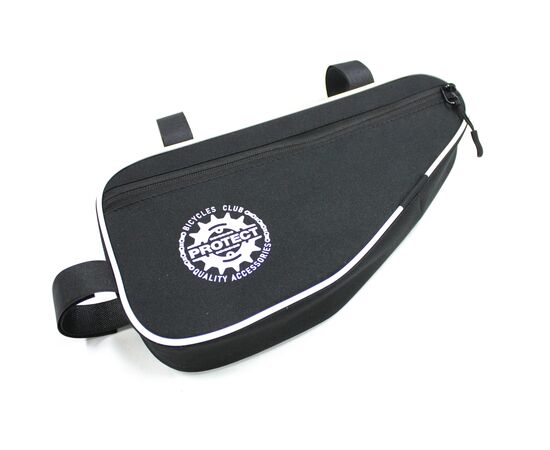 Велосумка PROTECT 555-213 под раму (черный/белый), Цвет: белый, Размер: Один размер, изображение 2