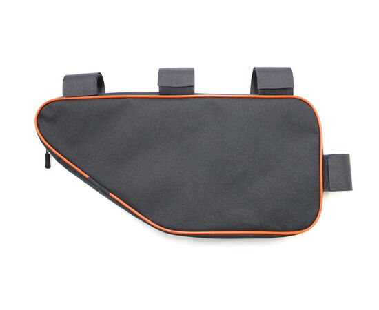 Велосумка PROTECT 555-218 под раму (черный/оранжевый), Цвет: оранжевый, Размер: Один размер, изображение 3