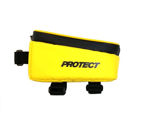 Велосумка PROTECT 555-544 на раму с отделением для смартфона (жёлтый), изображение 2 Велосумка PROTECT 555-544 на раму с отделением для смартфона (жёлтый), изображение 2