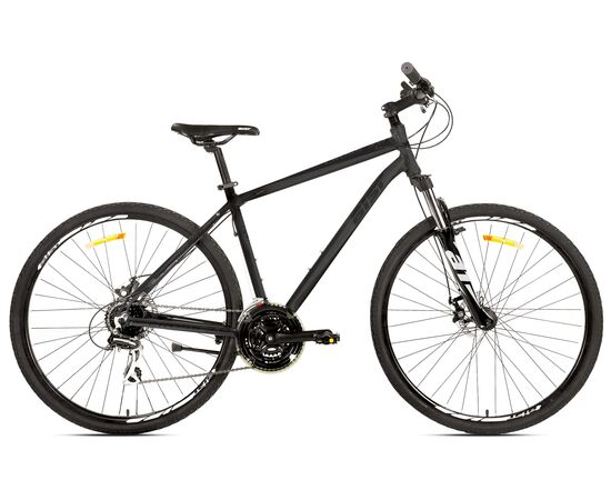 Велосипед AIST Cross 3.0 28" (черный, 2023), Цвет: черный, Размер рамы: 21"