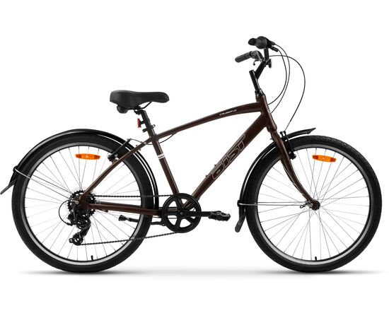 Велосипед AIST Cruiser 1.0 26" (коричневый), Цвет: коричневый, Размер рамы: 18,5"