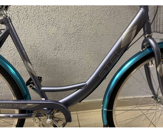 Велосипед Stels Navigator 395 28" (серо-голубой), Цвет: голубой, Размер рамы: 20", изображение 3