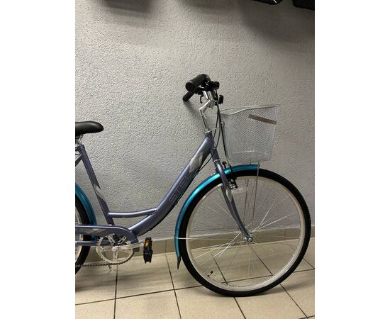 Велосипед Stels Navigator 395 28" (серо-голубой), Цвет: голубой, Размер рамы: 20", изображение 4