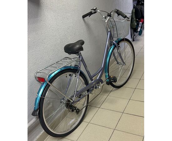 Велосипед Stels Navigator 395 28" (серо-голубой), Цвет: голубой, Размер рамы: 20"
