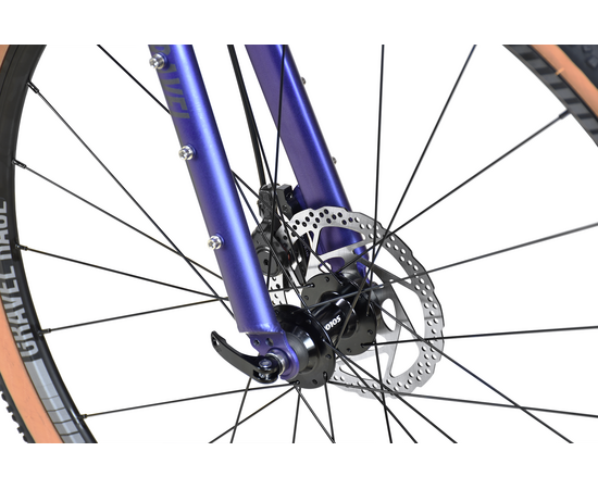 Велосипед Stark'23 Gravel 700.1 D (фиолетовый/черный), Цвет: фиолетовый, Размер рамы: 20", изображение 3