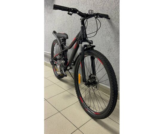 Велосипед Stels Navigator 610 MD 26" (чёрный/красный), Цвет: черный, Размер рамы: 16", изображение 2