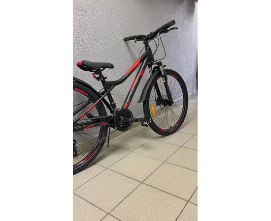 Велосипед Stels Navigator 610 MD 26" (чёрный/красный), Цвет: черный, Размер рамы: 16", изображение 4