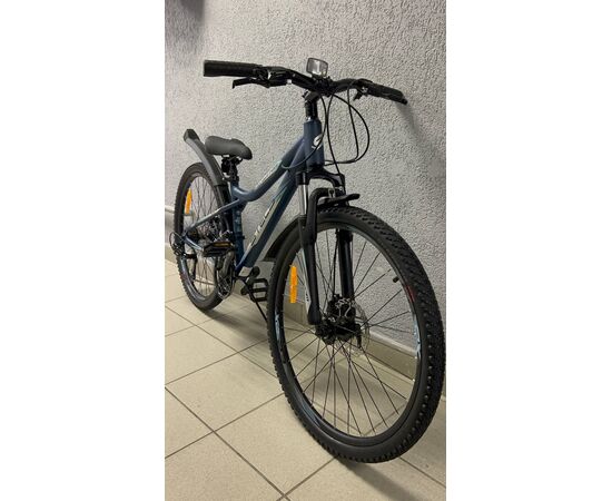 Велосипед Stels Navigator 610 MD 26" (тёмно-синий), Цвет: синий, Размер рамы: 14", изображение 3