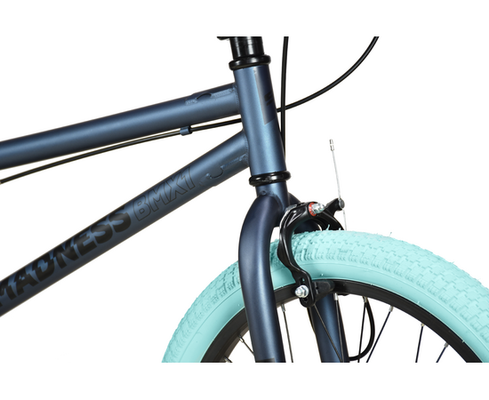 Велосипед Stark'22 Madness BMX 1 (темно-синий/черный/голубой), Цвет: голубой, изображение 4