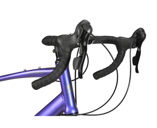 Велосипед Stark'23 Gravel 700.1 D (фиолетовый/черный), Цвет: фиолетовый, Размер рамы: 20", изображение 4