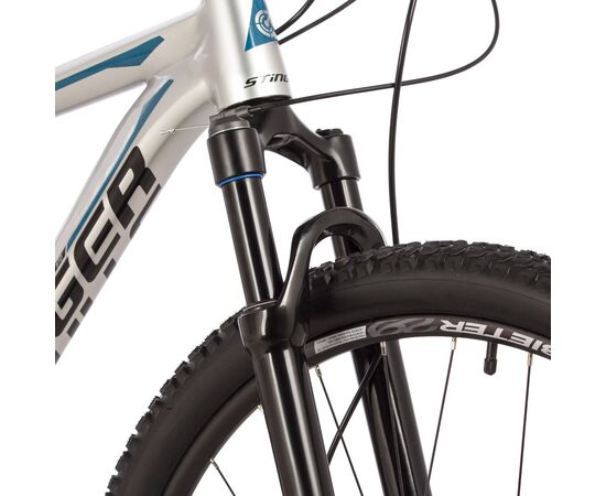 Велосипед Stinger Reload STD 29" (серебристый), Цвет: серый, Размер рамы: 20", изображение 4