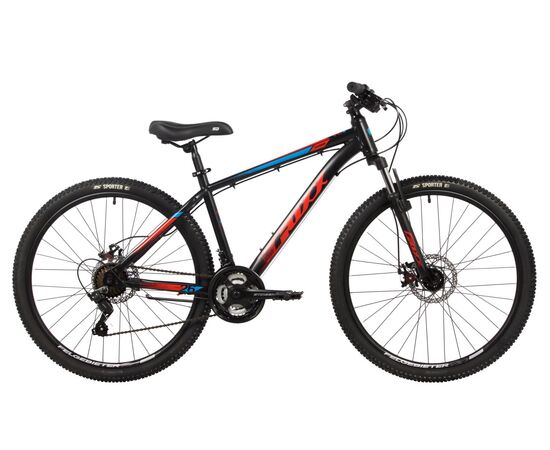 Велосипед Foxx Caiman 26" (чёрный), Цвет: черный, Размер рамы: 14"