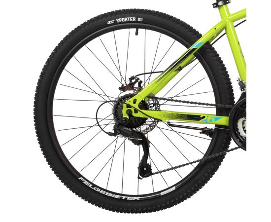 Велосипед Foxx Caiman 26" (лимонный), Цвет: жёлтый, Размер рамы: 14", изображение 5