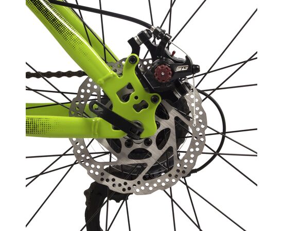 Велосипед Foxx Caiman 26" (лимонный), Цвет: жёлтый, Размер рамы: 14", изображение 6