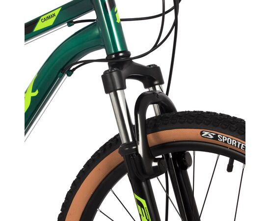Велосипед Foxx Caiman 24" (зеленый), Цвет: зелёный, Размер рамы: 12", изображение 3