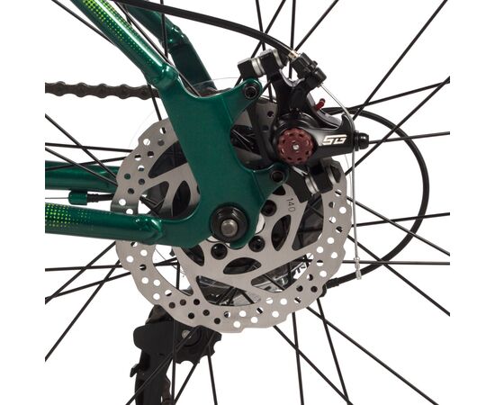 Велосипед Foxx Caiman 24" (зеленый), Цвет: зелёный, Размер рамы: 12", изображение 6