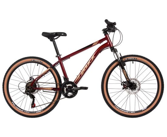 Велосипед Foxx Caiman 24" (красный), Цвет: красный, Размер рамы: 12"