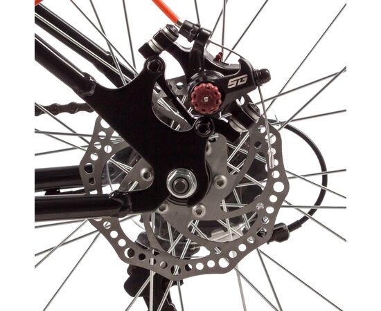 Велосипед Novatrack Battler 6.D 24" (черный), Цвет: черный, Размер рамы: 14", изображение 3