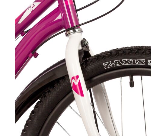 Велосипед Novatrack Jenny 6.D 24" (пурпурный), Цвет: сиреневый, Размер рамы: 12", изображение 7