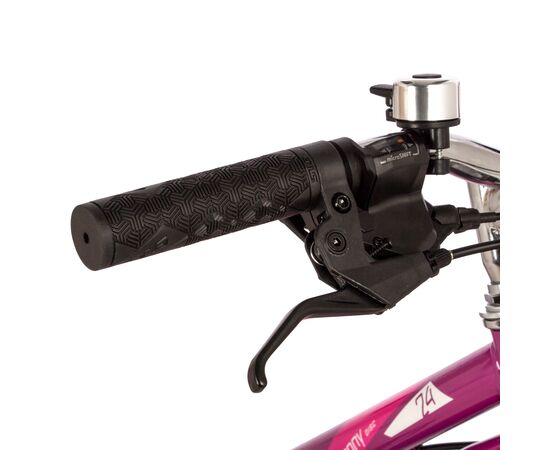 Велосипед Novatrack Jenny 6.D 24" (пурпурный), Цвет: сиреневый, Размер рамы: 12", изображение 8