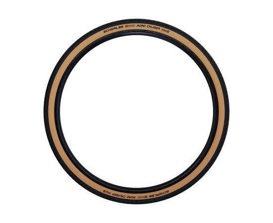 Велосипедная покрышка Schwalbe ROAD CRUISER 28x1.75 (47-622), K-Guard (чёрный с коричневой боковиной), изображение 3