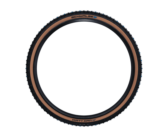 Велосипедная покрышка Schwalbe DIRTY DAN 29x2.0 (50-622), Super Race, Addix Speedgrip (чёрный, коричневая боковина), изображение 2