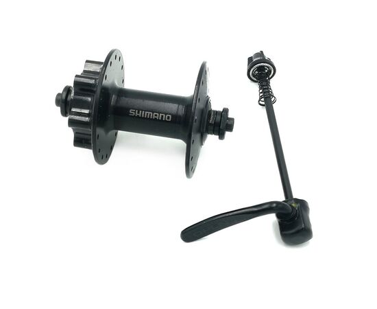 Втулка переднего колеса Shimano HB-TX506 36 отв. эксцентрик (чёрный), Цвет: черный, Количество отверстий: 36, изображение 2