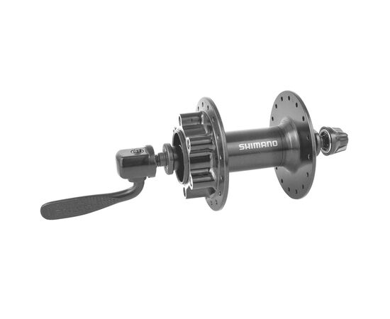 Втулка переднего колеса Shimano HB-TX506 36 отв. эксцентрик (чёрный), Цвет: черный, Количество отверстий: 36, изображение 4