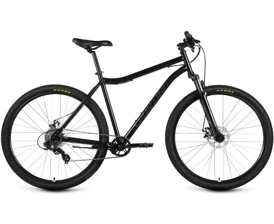 Велосипед Forward SPORTING 29 2.0 D (2023, черный/темно-серый), Цвет: серый, Размер рамы: 19"
