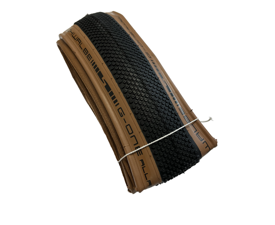 Велосипедная покрышка Schwalbe G-ONE ALLROUND 28x1,35 (35-622), RaceGuard, TLE, складная (Bronze Sidewall), Цвет: коричневый, Ширина: 1.35" (35 мм), изображение 6