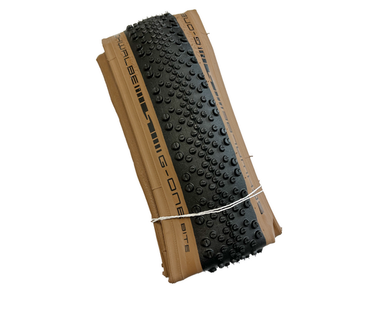 Велосипедная покрышка Schwalbe G-ONE BITE 28x1,50 (40-622), RaceGuard, TLE, складная (Bronze Sidewall), Цвет: коричневый, Ширина: 1.50" (40 мм), изображение 6