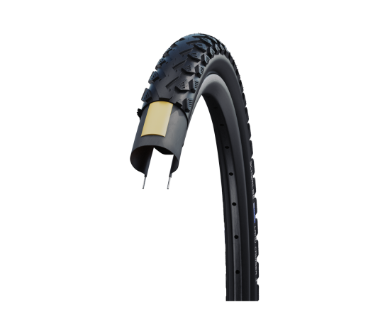 Велосипедная покрышка Schwalbe LAND CRUISER 24x1.75 (47-507), K-Guard (чёрный), изображение 2 Велосипедная покрышка Schwalbe LAND CRUISER 24x1.75 (47-507), K-Guard (чёрный), изображение 2