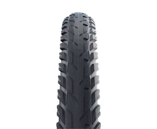 Велосипедная покрышка Schwalbe SILENTO 26x1.75 (47-559), K-Guard (чёрный, светоотражающая полоса), изображение 3
