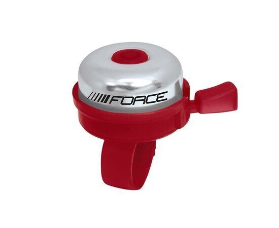 Звонок для велосипеда Force CLASSIC 23051 22,2 мм (красный), Цвет: Красный