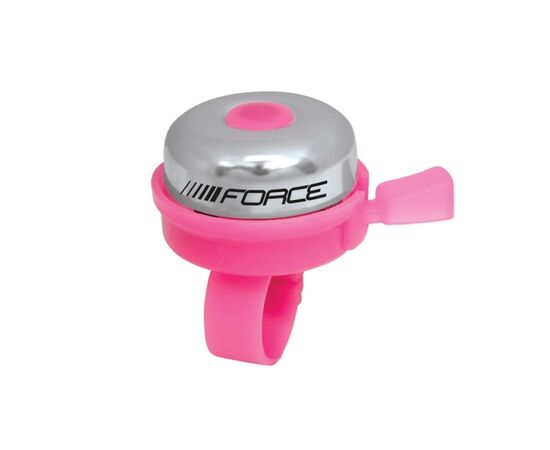 Звонок для велосипеда Force CLASSIC 23054 22,2 мм (розовый), Цвет: Розовый