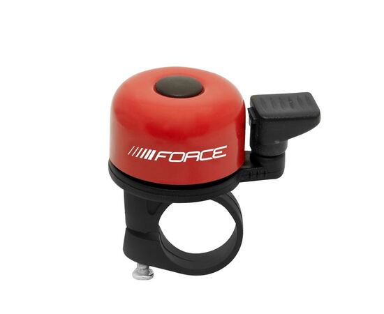 Звонок для велосипеда Force MINI 23059 22,2 мм (красный), Цвет: Красный