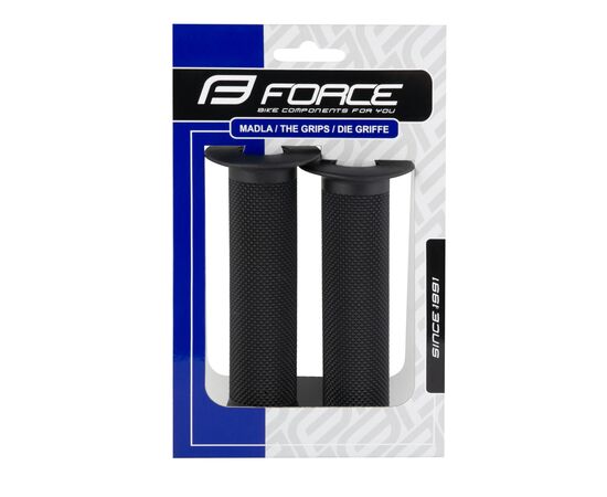 Ручки руля резиновые Force BMX130 382071 (чёрный), Цвет: черный, изображение 2