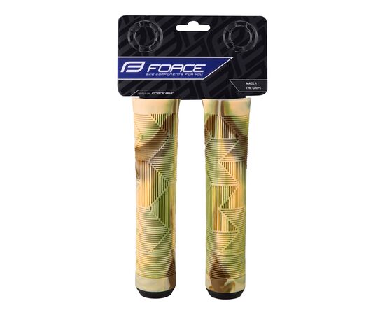 Ручки руля резиновые Force BMX145 382088 (хаки), Цвет: хаки, изображение 2