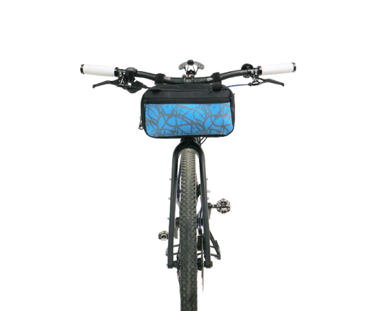 Велосумка на раму Tim Sport Tweat (черный/льдинка), Цвет: голубой, изображение 2