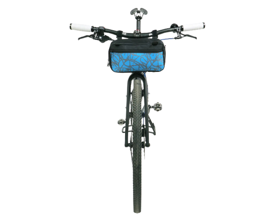 Велосумка на раму Tim Sport Tweat (черный/льдинка), Цвет: Голубой