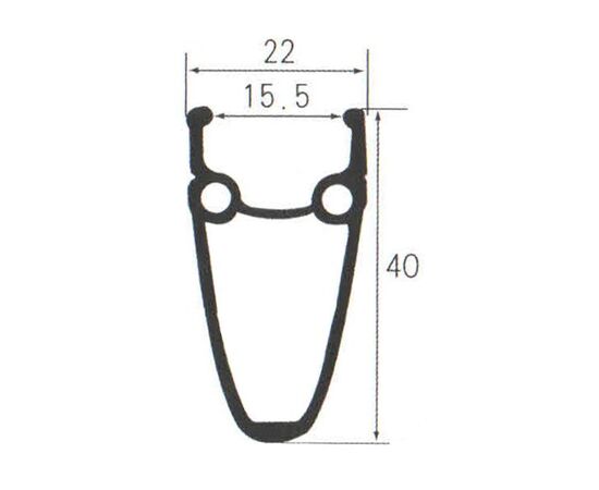Обод велосипедный двойной M-WAVE R4022 28" 5-381040 32 отв. (чёрный), Цвет: черный, изображение 2